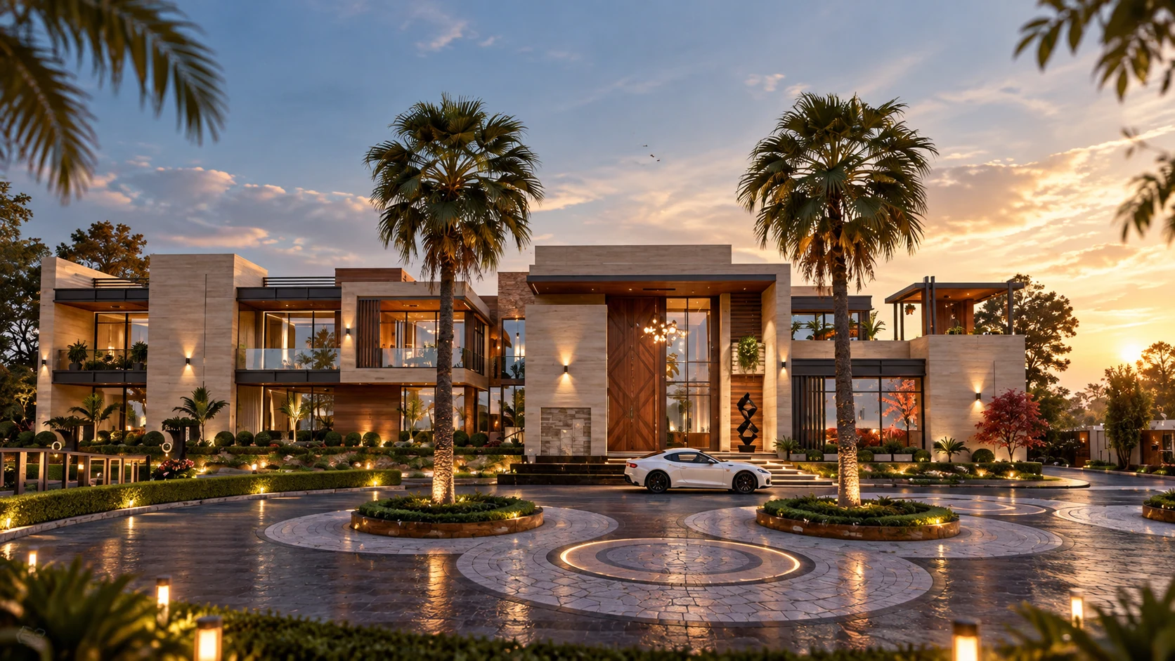 Buildscape luxury residence exterior in Islamabad and Rawalpindi
