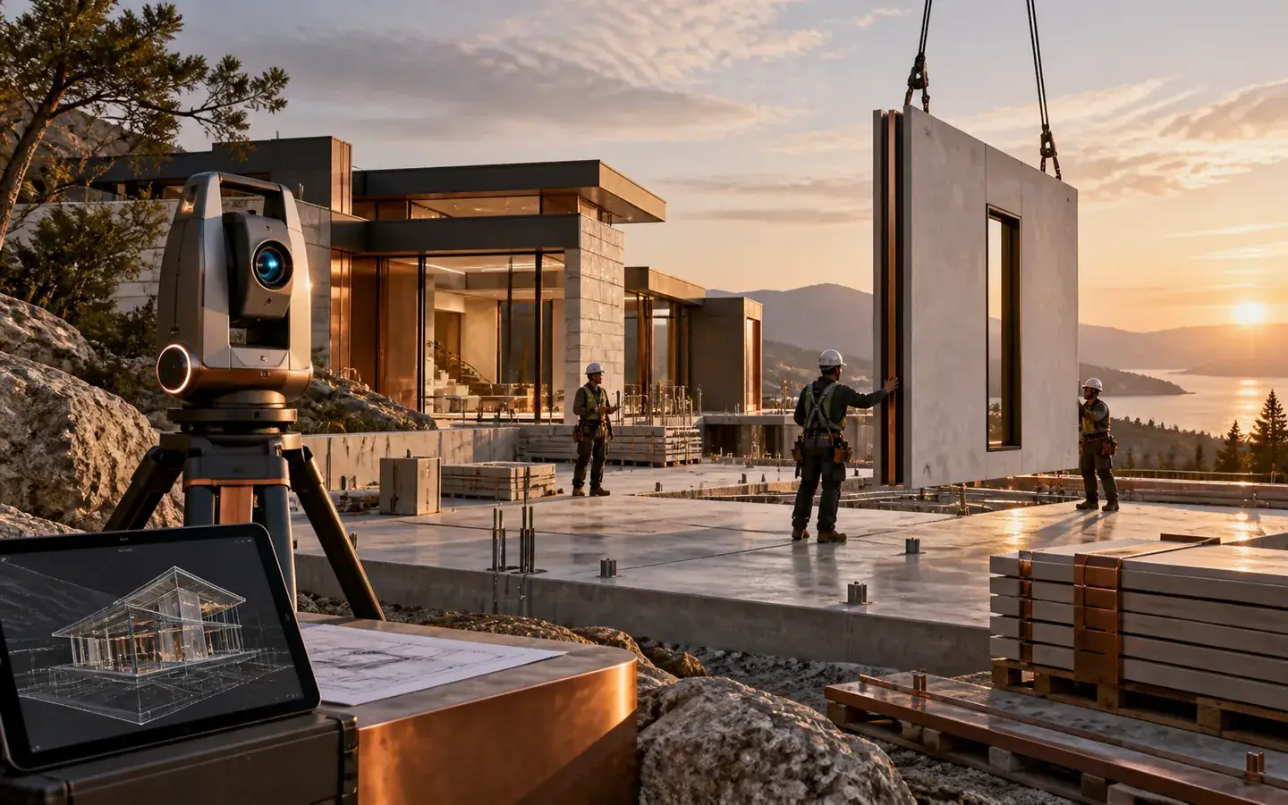 construction — AI-generated advanced technology concept illustration