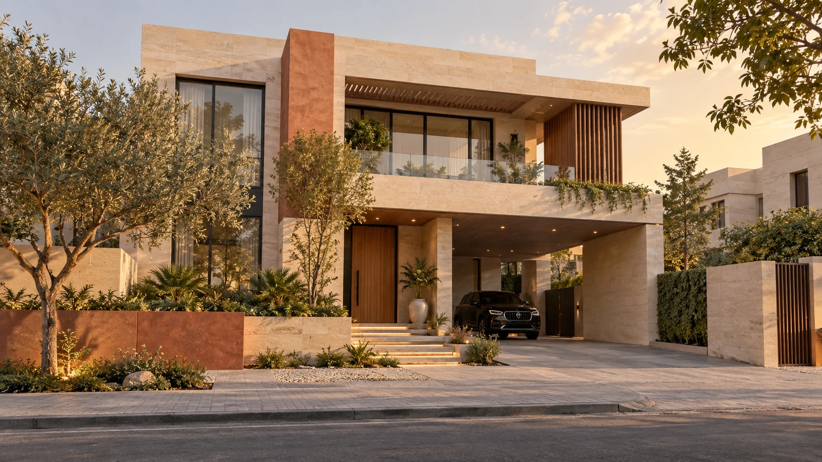 Modern Turnkey Home Construction in Pakistan — AI-generated editorial illustration